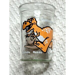 Welchs Glass Jar Juice Glass Featuring Dr. Seuss Characters Tyrannosaurus Rex Il